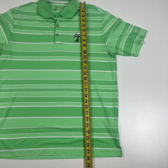 Nike Golf Mickey Mouse Polo Short Sleeve Green Zonal Cooling Size Medium - Picture 8 of 9